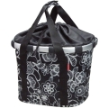 Koszyk na rower KlickFix Bikebasket Fleur Black