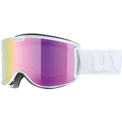 Gogle narciarskie Uvex Skyper LM biało różowe
