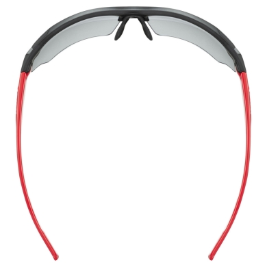 Okulary rowerowe Uvex Sportstyle 802 V czarno-czerwone