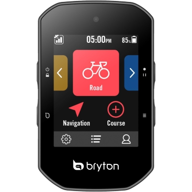 Nawigacja rowerowa Bryton Rider S500T SDP + CAD + HRM - Rowertour.com