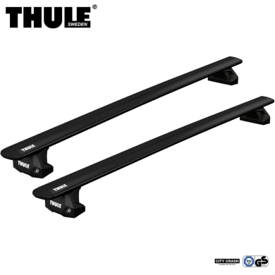 Bagażnik dachowy Thule Wingbar Evo Fiat Doblo 4-dr Van 10-22 fabryczne punkty srebrny