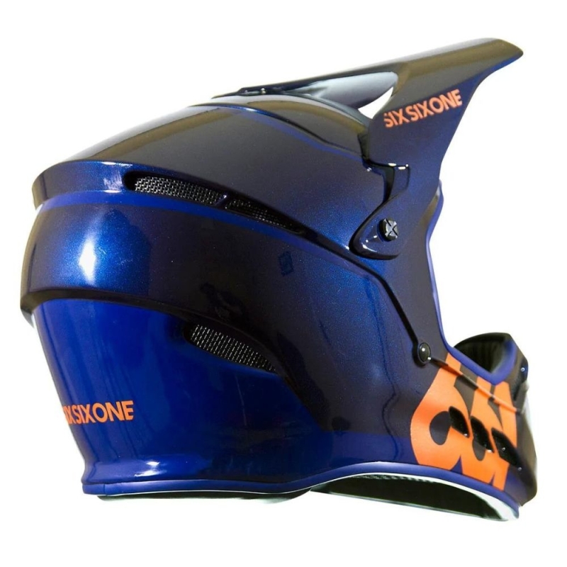 Kask rowerowy Fullface SixSixOne 661 Reset granatowy