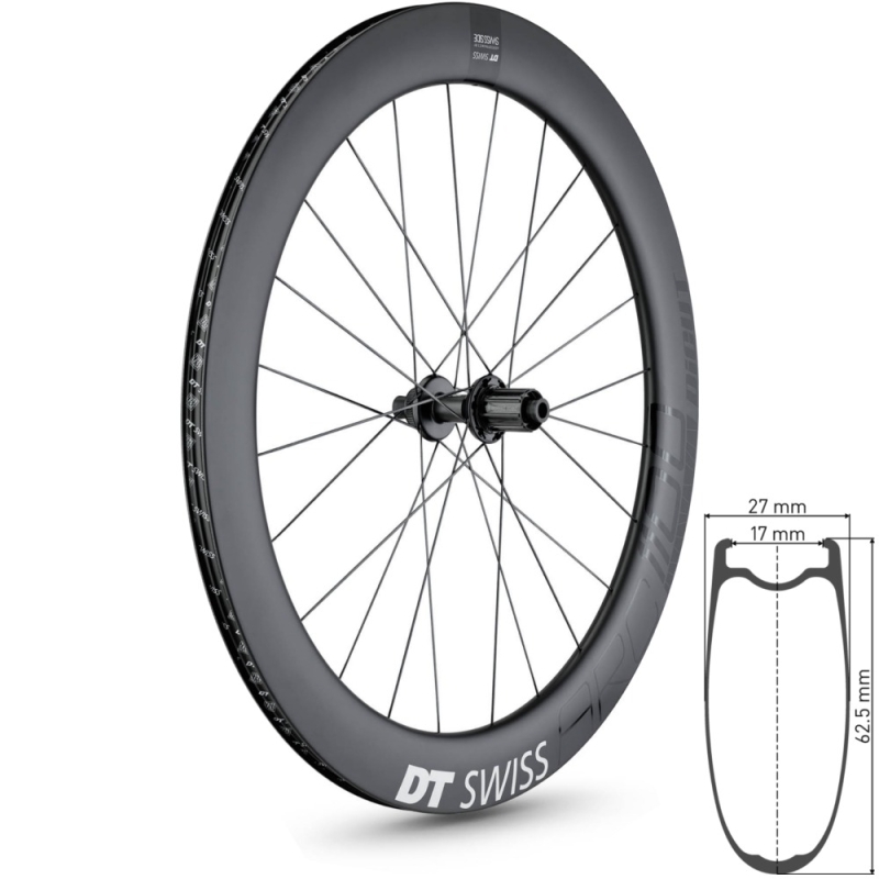 DT Swiss ARC 1100 Dicut 62 Koło tylne szosa 700C disc Center lock