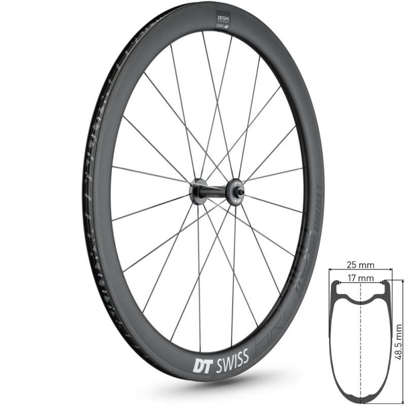 DT Swiss ARC 1100 Dicut 48 Koło przednie szosa 700C oś 5mm