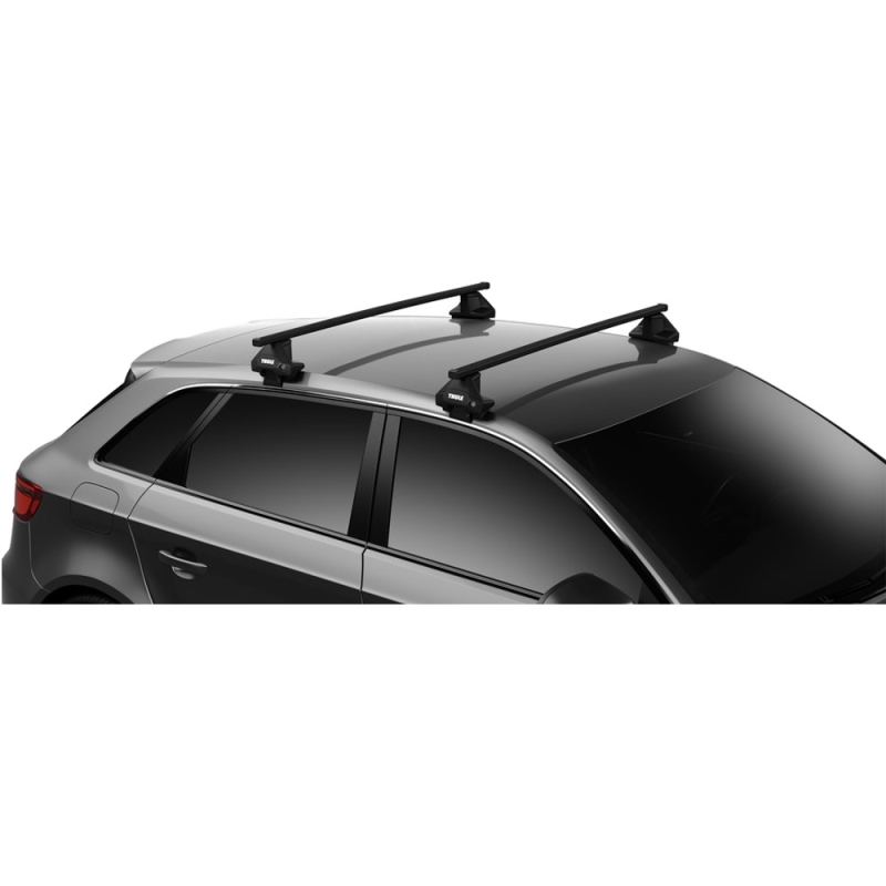 Bagażnik Dachowy Thule SquareBar Evo Seat Mii 3-5 dr Hatchback 12- dach normalny czarny