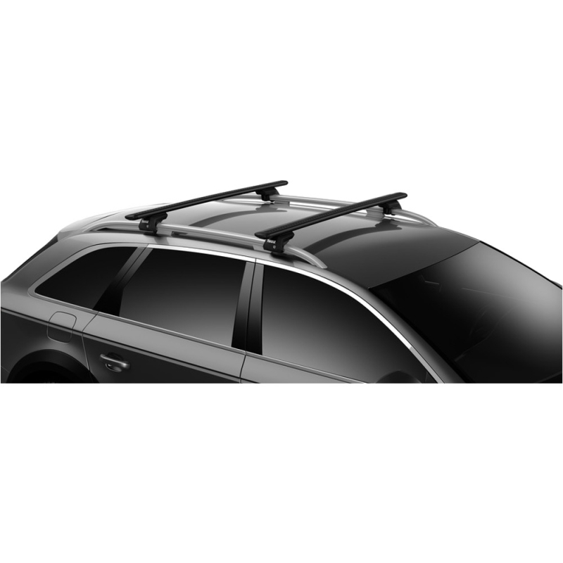 Bagażnik dachowy Thule WingBar EVO SEAT Alhambra 5-dr MPV 96-00 relingi czarny