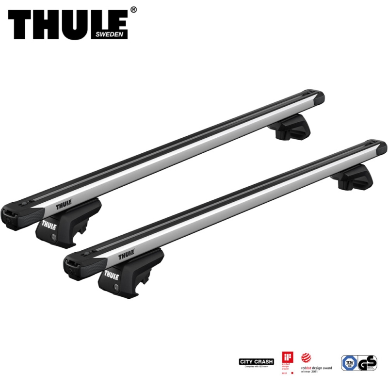 Bagażnik dachowy Thule SlideBar EVO KIA Cee´d SW 5-dr Kombi 07-12 relingi srebrny