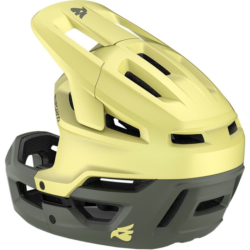 Kask rowerowy Fullface Bluegrass Vanguard żółto-zielony