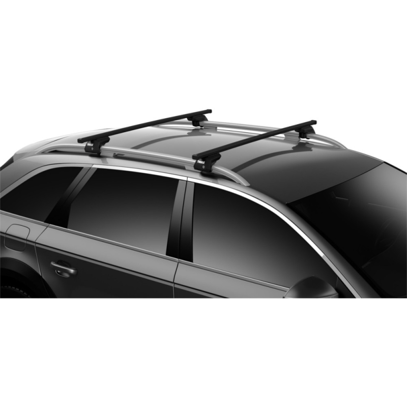 Bagażnik dachowy Thule SquareBar Evo Mercedes Benz Sprinter (W907) H2 4-dr Van 18- fabryczne punkty czarny