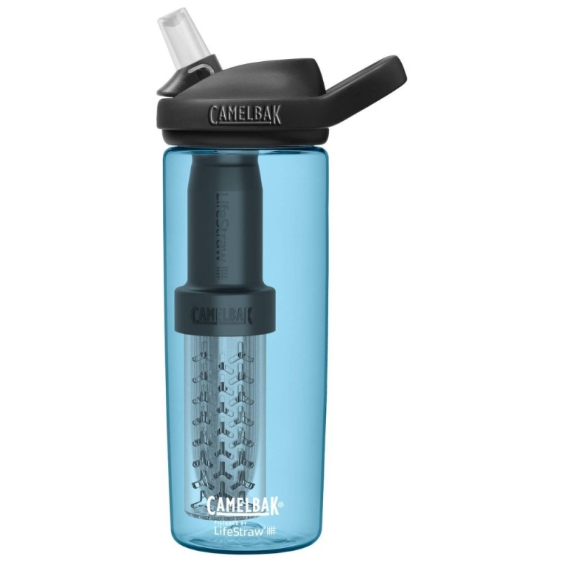 Butelka Camelbak Eddy+ z filtrem LifeStraw niebieska