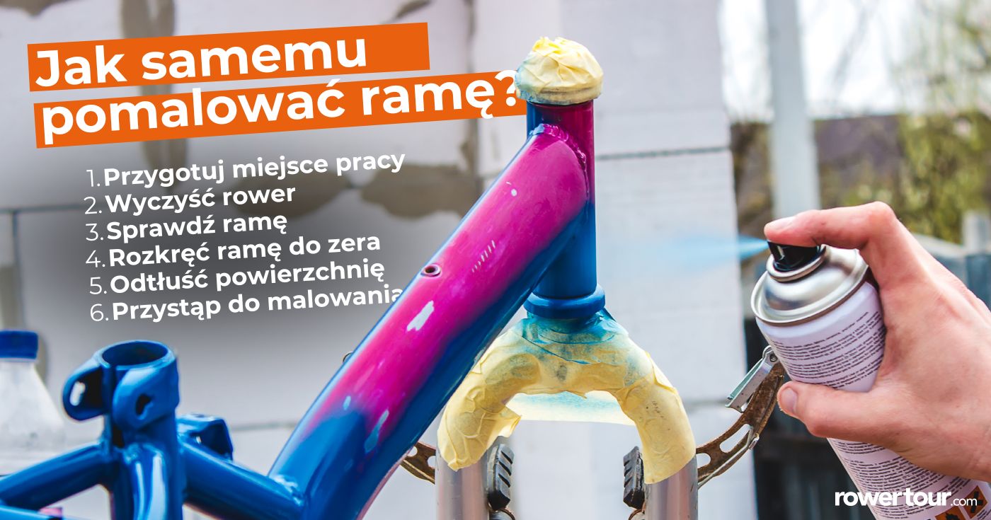 Jak samemu pomalować ramę roweru