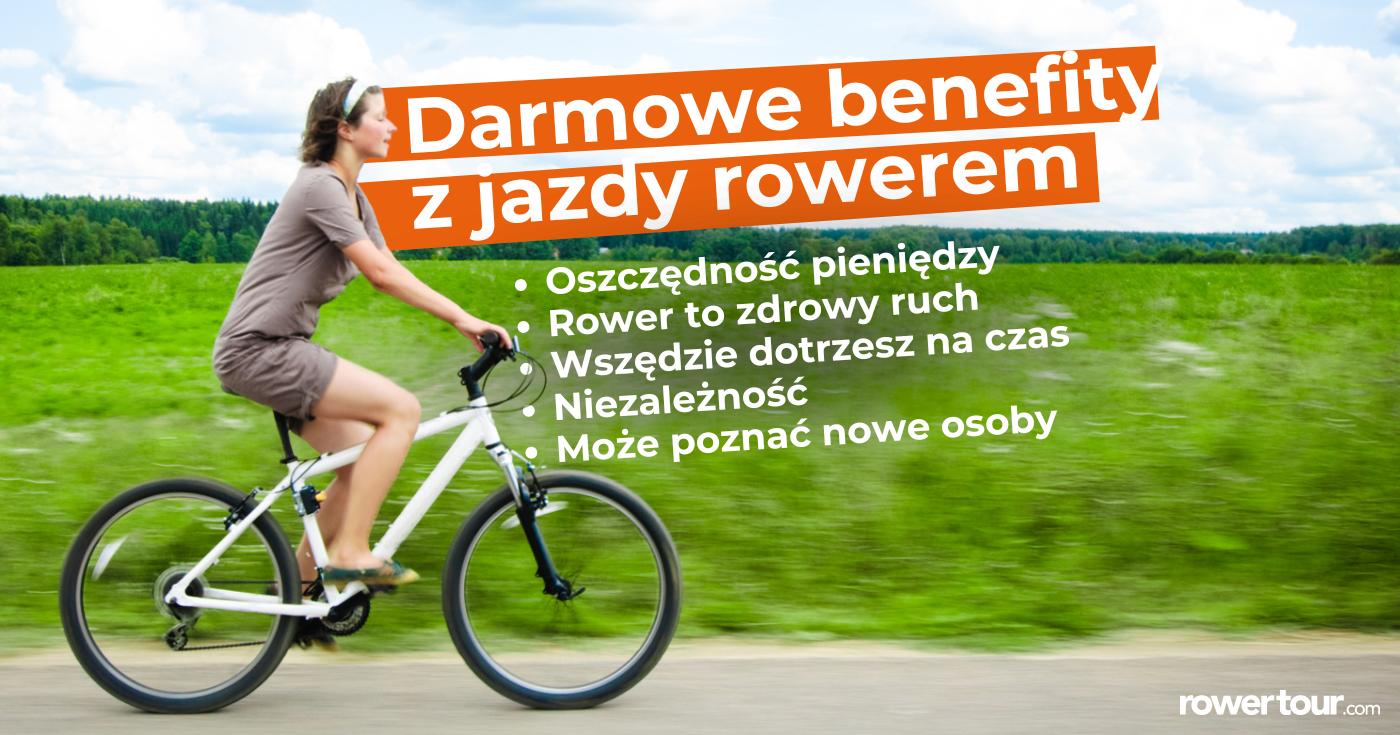 Darmowe benefity z jazdy na rowerze