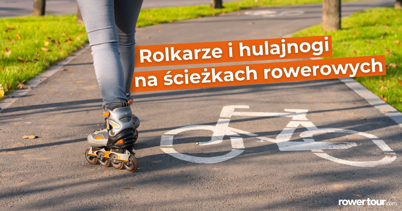 Rolkarze i hulajnogi na ścieżkach rowerowych