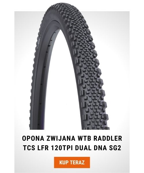 Opona zwijana WTB Raddler TCS LFR 120tpi Dual DNA SG2