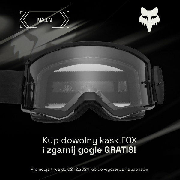 Kup dowolny kask FOX i zgarnij gogle GRATIS!