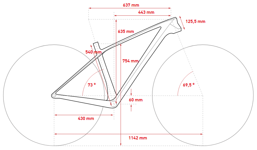 trinx bike frame